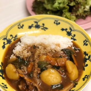 圧力鍋で簡単☆トロトロ牛すじカレー！